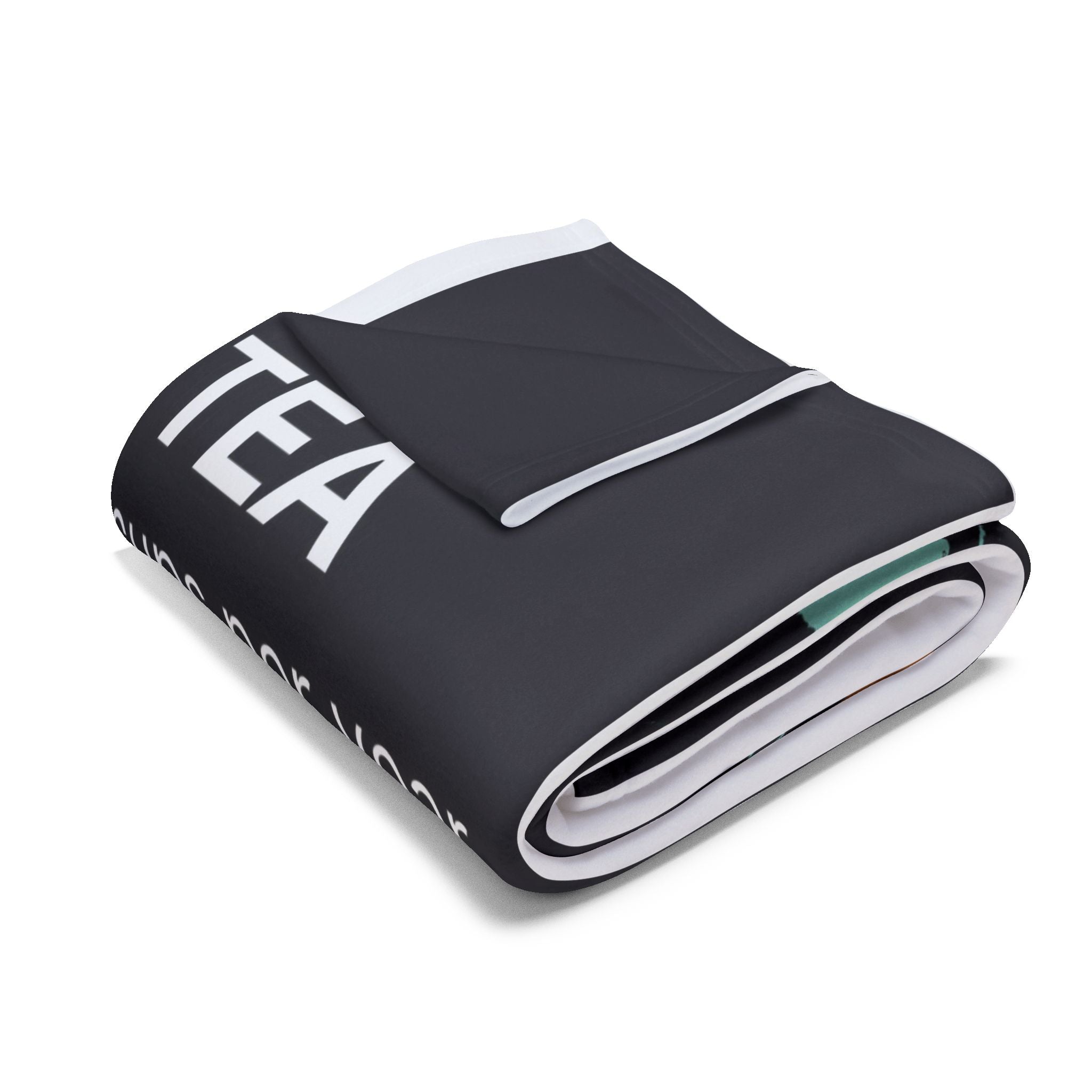 Coffee vs Tea World in Maps Fleece Blanket