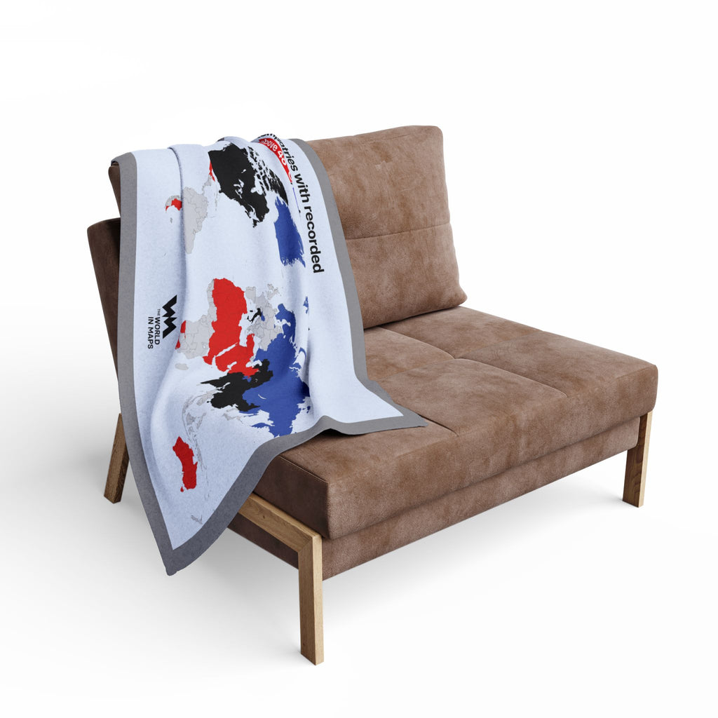 Hot and Cold Countries Fleece Blanket