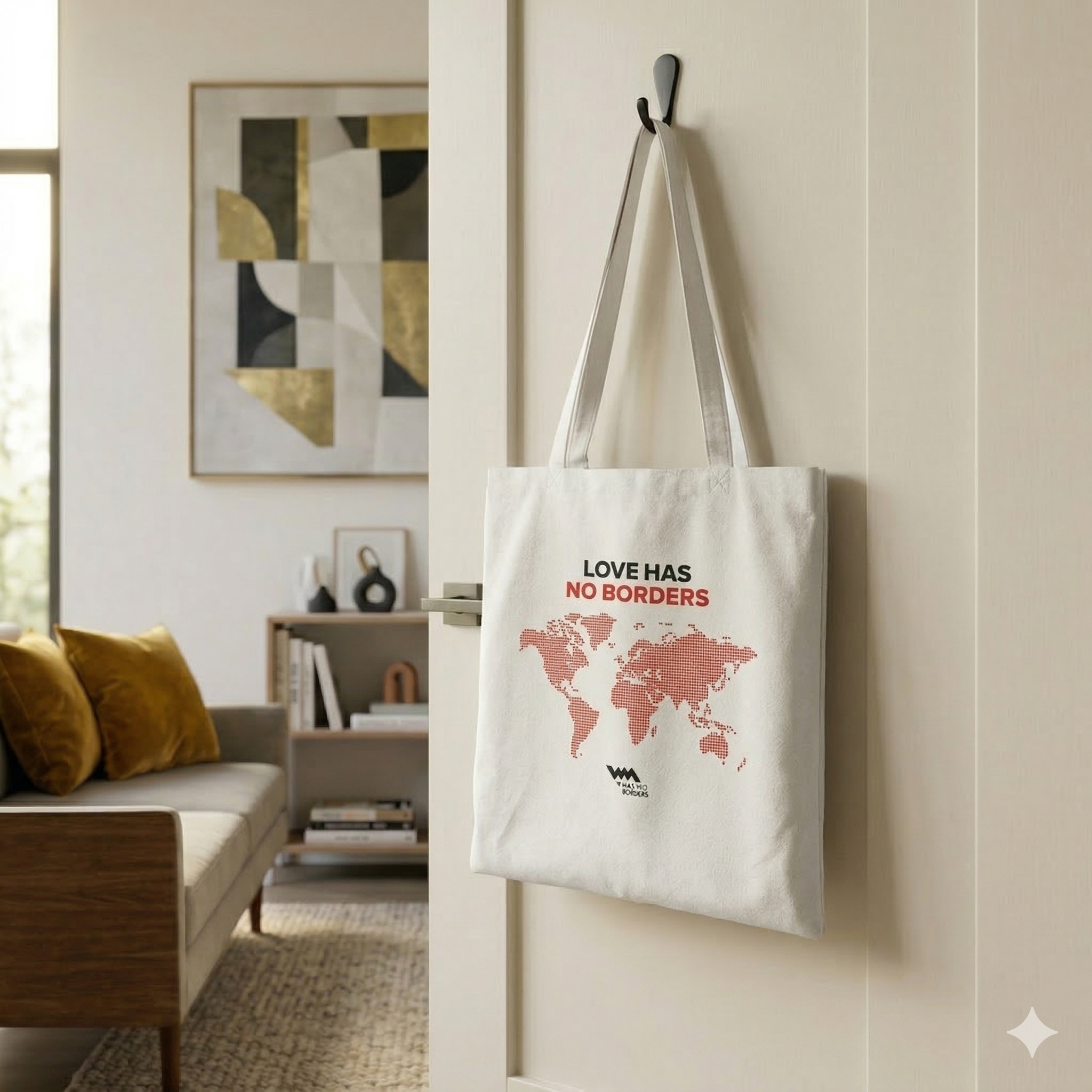 "I Love You" Tote Bag