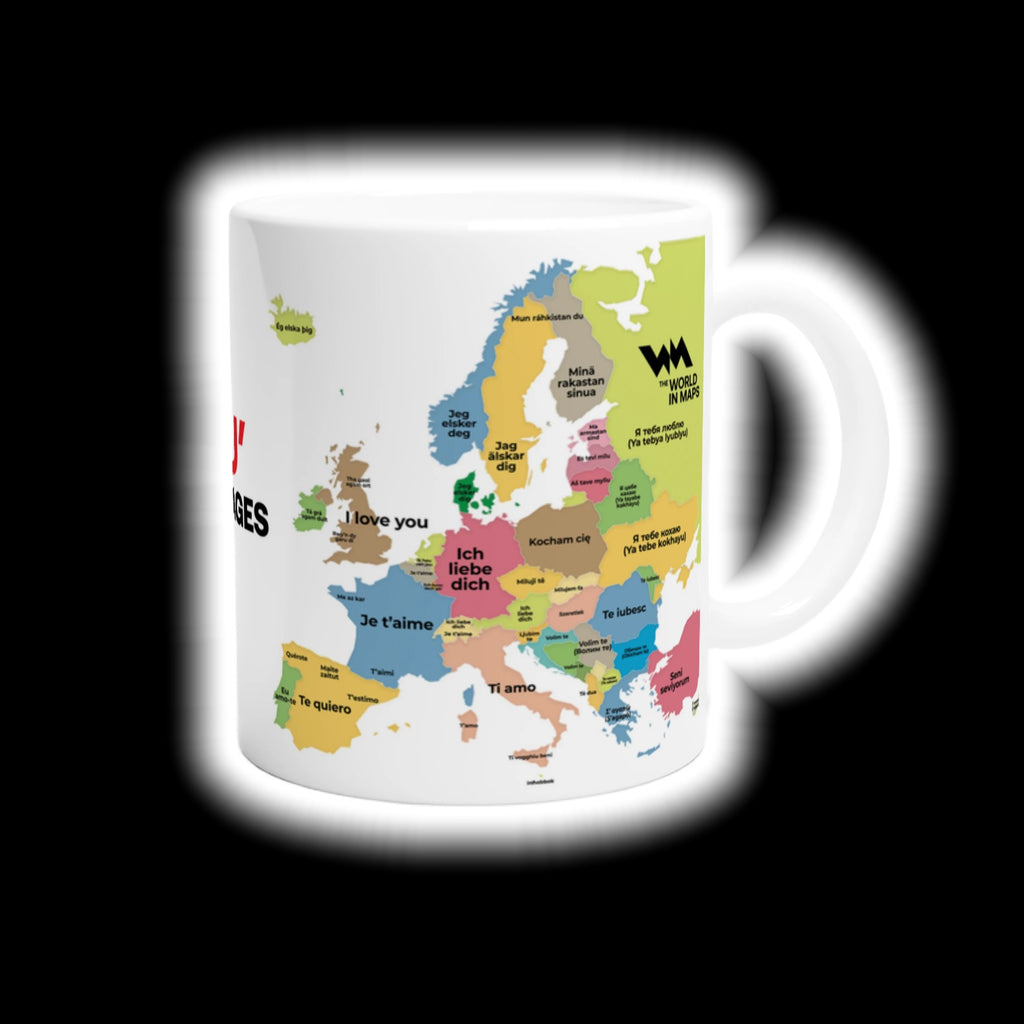 I love you ceramic mug 11 oz